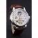 Patek Philippe Dual Time Moonphase Tourbillon White Skeletonised Dial Stainless Steel Case Brown Leather Strap