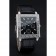 Piaget Emperador Limited Edition Black Dial Engraved Silver Case Black Leather Bracelet 1454136