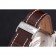 Breitling Bentley Mulliner Tourbillon White Dial Stainless Steel Case Brown Leather Strap 622729