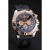Breitling Chronomat Black Dial Rose Gold Bezel And Subdials Stainless Steel Case Black Rubber Strap