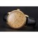 Swiss Vacheron Constantin Traditionnelle Power Reserve Gold Dial And Case Diamond Bezel Black Leather Strap