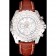 Breitling Bentley Motors T Stainless Steel Case White Dial Brown Leather Bracelet 622234