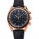 Omega Speedmaster Black Dial Gold Case Black Leather Strap 622809