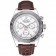 Rolex Cosmograph Daytona Stainless Steel Case White Dial Brown Leather Bracelet 622631