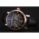 Patek Philippe Grand Complications Black Skeleton Dial Rose Gold Case Black Leather Strap 1453809