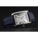 Cartier Tank MC White Dial Stainless Steel Case Blue Leather Strap 622575