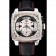 Tag Heuer Monaco Black Perforated Leather Strap White Dial 80306