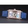 Franck Muller Long Island Classic White Dial Diamonds Case Blue Leather Band 622376