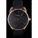 Hermes Classic Croco Leather Strap Black Dial 801405