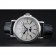 Patek Philippe Perpetual Calendar Retrograde Date White Dial Engraved Silver Case Black Leather Bracelet 1454147