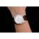 Swiss Patek Philippe Calatrava White Dial Stainless Steel Case Brown Leather Strap