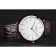 Swiss Longines Grande Classique White Dial Stainless Steel Case Brown Leather Strap