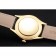 Swiss Rolex Cellini Date White Dial Gold Case Black Leather Strap