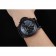 Panerai Luminor Black Ionized Stainless Steel Case Black Dial Black Leather Strap 98162