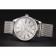 Patek Philippe Calatrava Small Seconds Silver Engraved Dial Stainless Steel Case And Bracelet