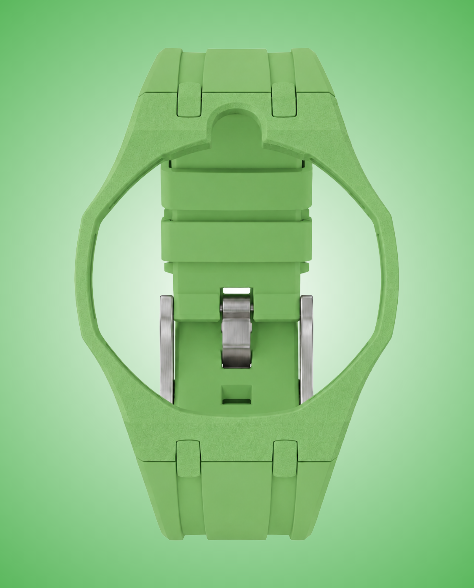 nv03r1ouqh5.png Royal Pop Silicone Bracelet - GREEN EIGHT | CONTRAST - Image 1