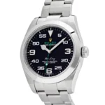 Rolex Air-King Replica 116900 Stainless Steel Black Dial - Image 3