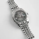 Rolex Datejust Replica 126334 'Wimbledon' Stainless Steel Slate Dial Jubilee - Image 3
