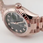 Rolex Datejust Replica 279175 'Ladies' Rose Gold Olive Diamond Dial - Image 3