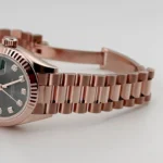 Rolex Datejust Replica 279175 'Ladies' Rose Gold Olive Diamond Dial - Image 7