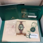Rolex Datejust Replica 279175 'Ladies' Rose Gold Olive Diamond Dial - Image 11