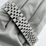 Rolex Datejust Replica 278384RBR 'Ladies' Stainless Steel Diamond Bezel Violet Roman Dial Jubilee - Image 9