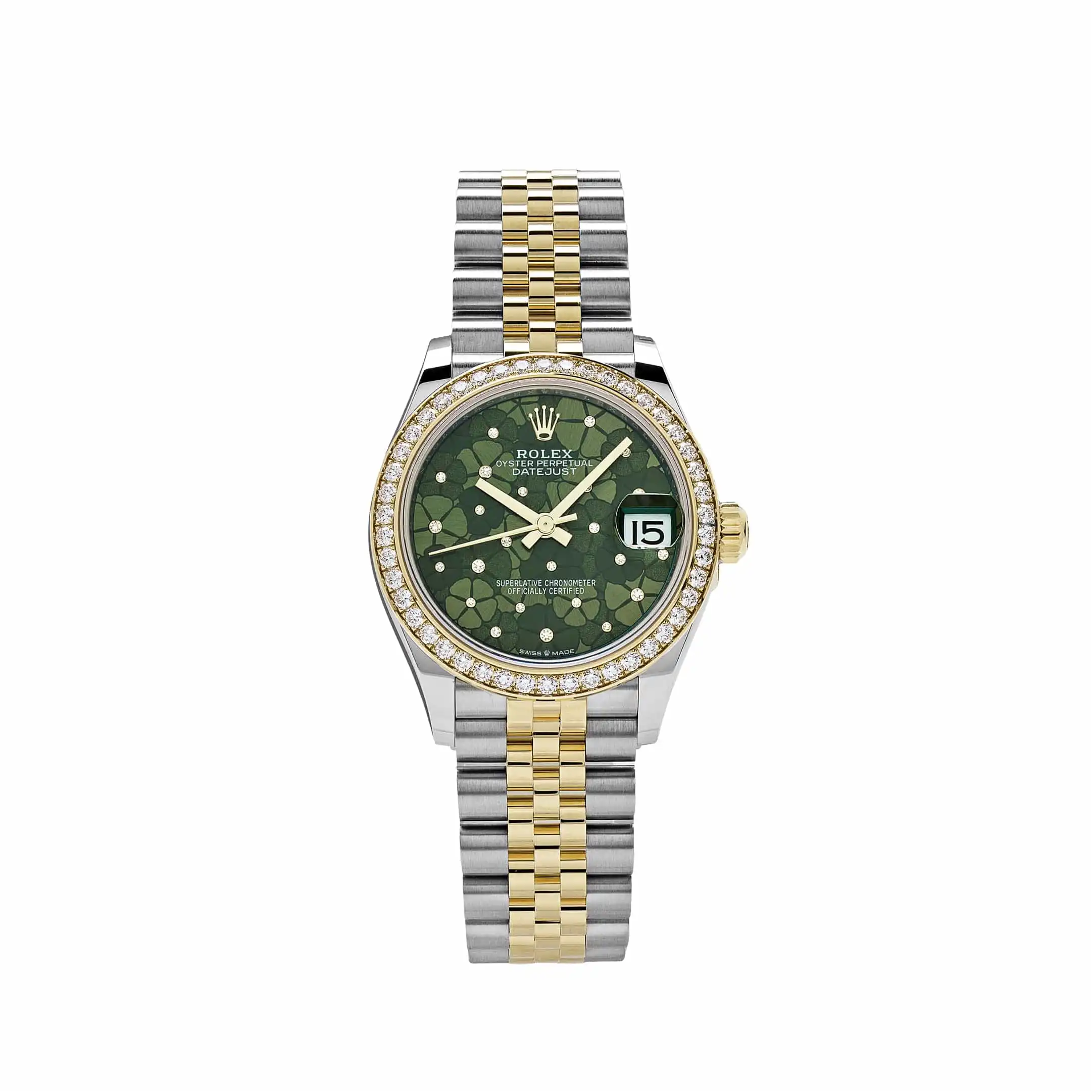di1wrheshwh.webp Rolex Datejust Replica 278383RBR Ladies Two-Toned Yellow Gold Stainless Stee - Image 1