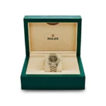 Rolex Datejust Replica 278278 'Ladies' Yellow Gold Diamond Green Dial President - Image 7