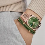 Replica Rolex Day-Date 228235 Rose Gold Olive Green Dial - Image 2