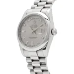 Replica Rolex Day-Date 鈦?18206 Platinum Silver Diamond Dial - Image 3