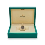 Replica Rolex Day-Date 228398TBR Yellow Gold Onyx Baguette Diamond Dial Baguette Bezel - Image 7
