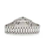 Replica Rolex Day-Date 228396TEM Platinum Diamond Dial Emerald Bezel - Image 6