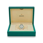 Replica Rolex Day-Date 228396TEM Platinum Diamond Dial Emerald Bezel - Image 7
