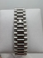 Replica Rolex Day-Date 228396TBR Platinum Olive Green Dial Diamond Bezel - Image 5