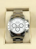 Rolex Daytona Replica 16520 Zenith Movement Stainless Steel White Dial - Image 3
