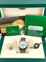 Rolex Daytona Replica 16520 Zenith Movement Stainless Steel White Dial - Image 9