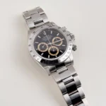 Rolex Daytona Replica 16520 Stainless Steel Black Patrizzi Dial Zenith - Image 3