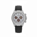 Rolex Daytona Replica 126589RBR White Gold Diamond Mother of Pearl Dial Diamond Bezel