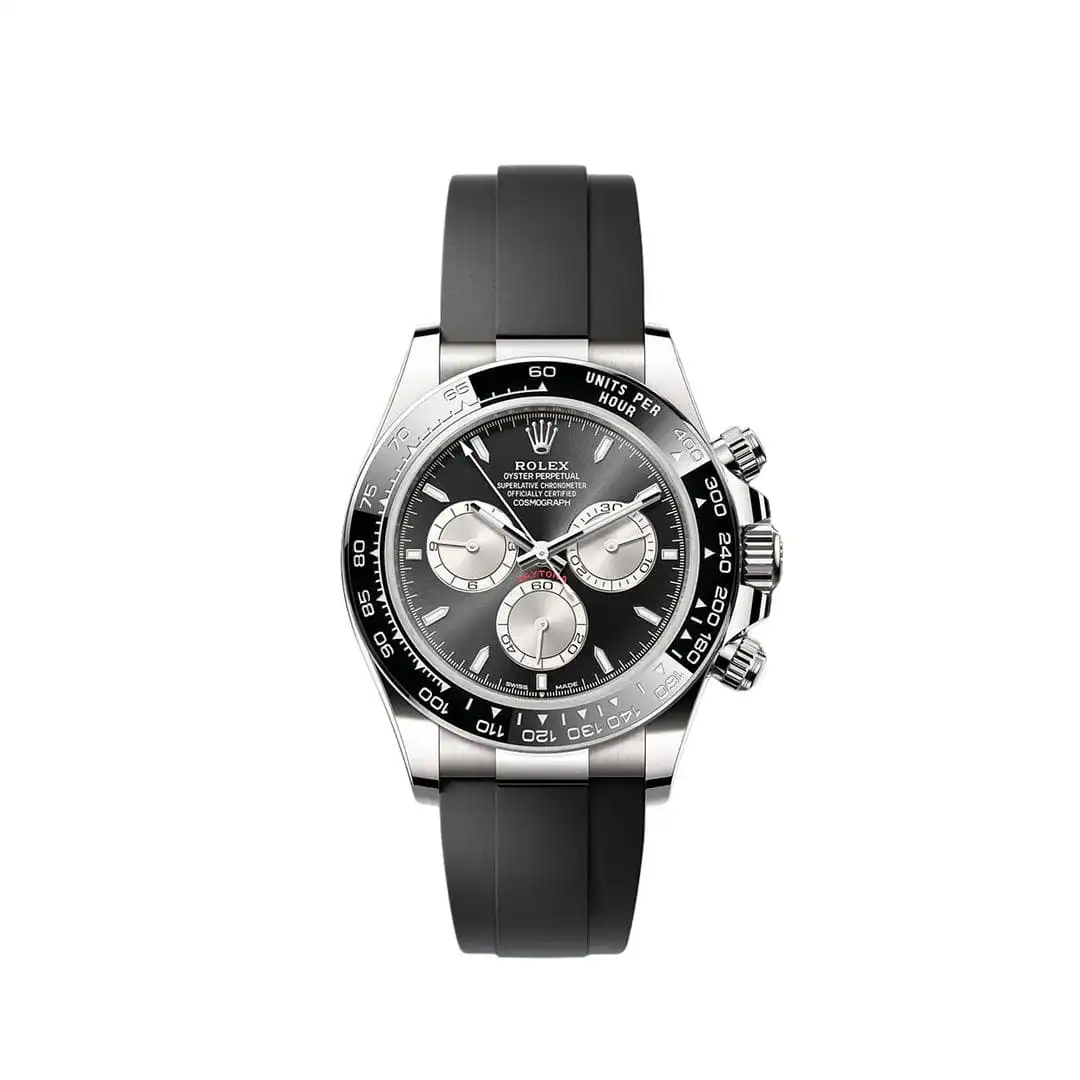 ufjwcsmeye2.webp Rolex Daytona Replica 126519LN White Gold Black Dial - Image 1
