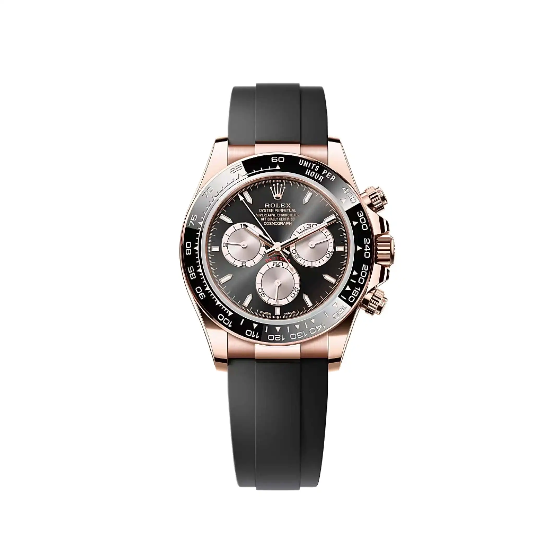 1on4kfdiunw.webp Rolex Daytona Replica 126515LN Rose Gold Black Dial - Image 1