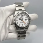 Rolex Explorer II Replica 226570 Stainless Steel White Dial - Image 2
