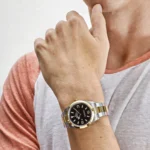 Rolex Explorer Replica 124273 Yellow Gold Stainless Steel Black Dial - Image 2