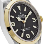 Rolex Explorer Replica 124273 Yellow Gold Stainless Steel Black Dial - Image 3