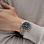 Rolex GMT-Master II Replica 126713GRNR Stainless Steel Yellow Gold Black Dial Jubilee - Image 2