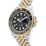 Rolex GMT-Master II Replica 126713GRNR Stainless Steel Yellow Gold Black Dial Jubilee - Image 3