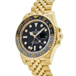 Rolex GMT-Master II Replica 126718GRNR Yellow Gold Black Dial Jubilee - Image 3