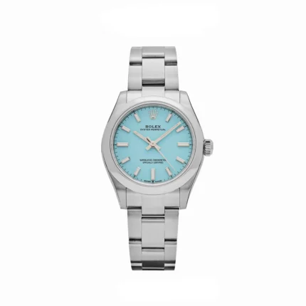 Rolex Oyster Perpetual Replica 277200 'Ladies' Stainless Steel Tiffany Blue Turquoise Dial