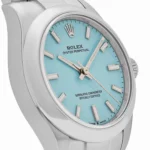 Rolex Oyster Perpetual Replica 277200 'Ladies' Stainless Steel Tiffany Blue Turquoise Dial - Image 5