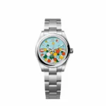 Rolex Oyster Perpetual Replica 277200 'Ladies' Stainless Steel 'Celebration Motif' Dial