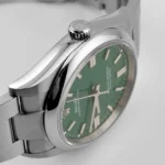 Rolex Oyster Perpetual Replica 126000 Stainless Steel Green Dial - Image 3
